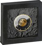 Pièce de monnaie en Argent 500 Francs g 17.50 Millésime 2023 Solar System Cameroon MOON