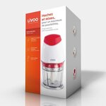 DOMOCLIP DOP118R Hachoir multifonction - Blanc et Rouge