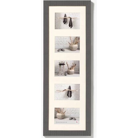 Walther design cadre photo home 5x10x15 cm gris