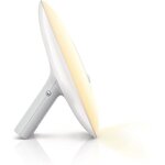 Philips hf3500/01 réveil lumineux - lumiere simulateur d'aube avec 10 réglages d'intensité lumineuse/alarme