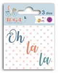 3 Matrices De Découpe - Dies D'co - Oh La La - Draeger paris