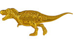 Pièce de monnaie en Argent 15000 Francs g 93.3 (3 oz) Millésime 2022 Jurassic Tyrannosaurus Rex TYRANNOSAURUS DISSECTED T REX