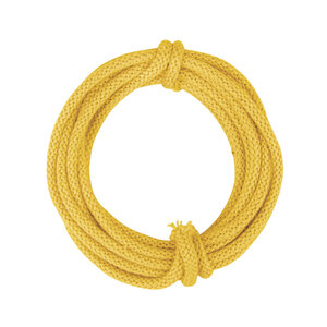 Tube tricoté avec fil 5mm ø jaune maïs 3m