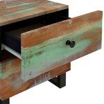 vidaXL Tables de chevet 2 Pièces 40x33x46 cm Bois massif de récupération