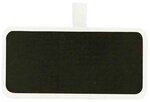 Pinces ardoise rectangle blanc 4 1 x 2 1 cm 12 pièces