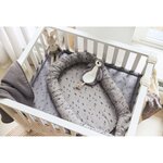 Jollein couverture bliss knit 75x100 cm peluche gris tempête