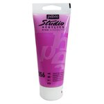 Peinture studio acrylique tube violet/bleu iridescent 100 ml pébéo
