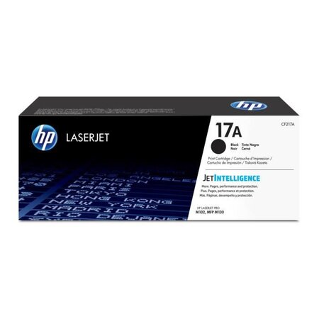 Hp 17a toner laserjet noir authentique (cf217a) pour hp laserjet pro m102/m130