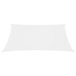 vidaXL Voile de parasol Tissu Oxford rectangulaire 4x6 m Blanc