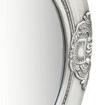 vidaXL Miroir mural style baroque 50 cm Argenté
