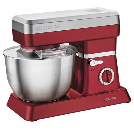 Bomann mixeur sur socle 1200 w rouge et argenté km 398 cb