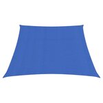 vidaXL Voile d'ombrage 160 g/m² Bleu 3/4x2 m PEHD