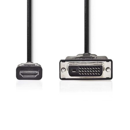 NEDIS CCGP34800BK20 Cable HDMI vers DVI-D 24+1