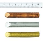 Boîte de 48 crayons à la cire Métallic or  argent et bronze
