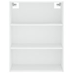 vidaXL Buffet haut Blanc 69 5x34x180 cm Bois d'ingénierie