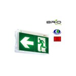 Bloc de secours led baes / baeh locaux a sommeil ecologique etanche 5h+1h sati