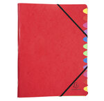 Trieur Dos Agrafé Iderma - A4 - Couleurs Assorties - X 8 - Exacompta