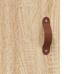 vidaXL Armoire murale chêne sonoma 34 5x34x90 cm