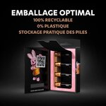 Duracell - nouveau piles alcalines aaa optimum  1.5 v lr03 mx2400  paquet de 4