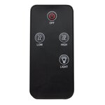 Sunred Chauffage suspendu Artix compact 1500W Halogène Noir ARTIX C-HB
