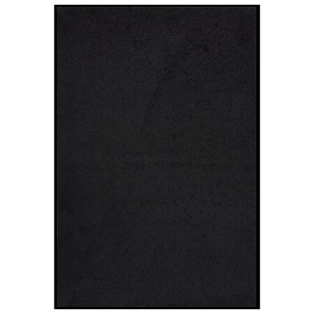 vidaXL Paillasson Noir 80x120 cm
