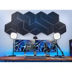ELGATO Mousse acoustique, 6 panneaux de traitement acoustique - Noir (10AAJ9901)