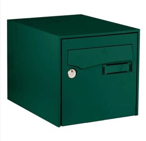 Boite aux lettres loft acier - double face - vert 6005