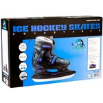 Nijdam patins de hockey sur glace taille 30-33 3024-zwb-30-33