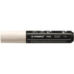 Marqueur pointe large FREE acrylic T800C blanc x 5 STABILO