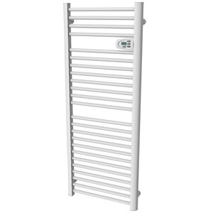 Sèche serviette électrique montana blanc aluminium 750w