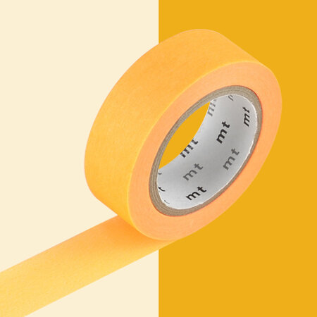 Masking Tape MT 1 5 cm Uni orange fluo