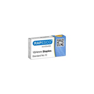 Bte de 1000 Agrafes 10/4 Zinguées RAPESCO