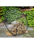 Grille de cuisson ronde  en acier avec 4 poignées
