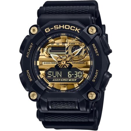 CASIO Montre G-SHOCK - Résistante aux chocs - Multifonctions - Noir