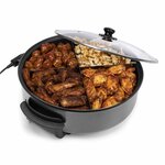 Tristar poêle électrique 1500 w 7 5 l noir