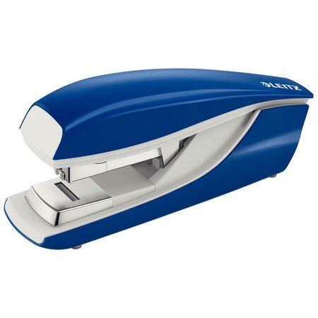 Agrafeuse solide nexxt dotée de la technologie flat clinch  capacité 40 feuilles  compatible avec les agrafes 24/6  24/8 et 26/6  noire