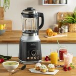 Moulinex - ultrablend blender  1300 w  haute vitesse  6 lames inox  température précise  8 programmes  shakes et smoothies