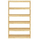 vidaXL Bibliothèque/Séparateur de pièce 100x30x167 5 cm Pin massif