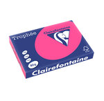 Ramette 500 feuilles papier 80g a3 420x297 mm certifié fsc fluo rose trophée