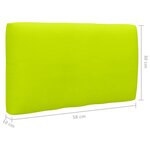 vidaXL Salon de jardin palette 4Pièces avec coussins pin imprégné de gris