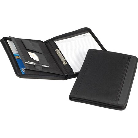 Conférencier bloc-note - fermeture zippée - 1802787 - noir