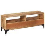 vidaXL Meuble TV Bois de manguier 120 x 35 x 45 cm