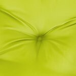 vidaXL Coussin de palette vert vif 80x40x10 cm tissu