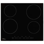 vidaXL Plaque de cuisson Céramique 4 brûleurs Contrôle tactile 6000 W