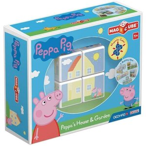 Magicube - peppa pig la maison et jardin de peppa (4 cubes)