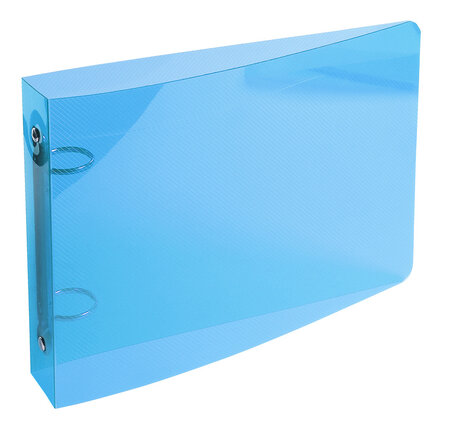 Classeur Pour Fiches Bristol 100x150 2 Anneaux 25mm Polypropylène Crystal Colours - X 10 - Exacompta