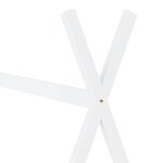 vidaXL Cadre de lit d'enfant Blanc Bois de pin massif 70x140 cm