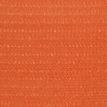vidaXL Voile d'ombrage 160 g/m² Orange 2x5 m PEHD
