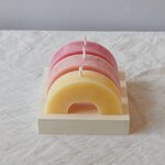 Moule à bougie arc-en-ciel 10 5 cm