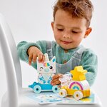 Lego 10953 duplo my first la licorne jouet premier age  jeu de train pour bébés  1 an et demi  filles & garçons
